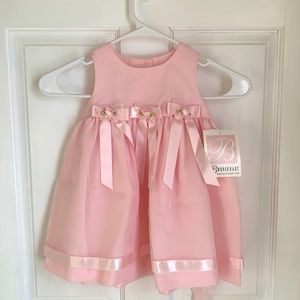NWT Bonnie Baby pink dress